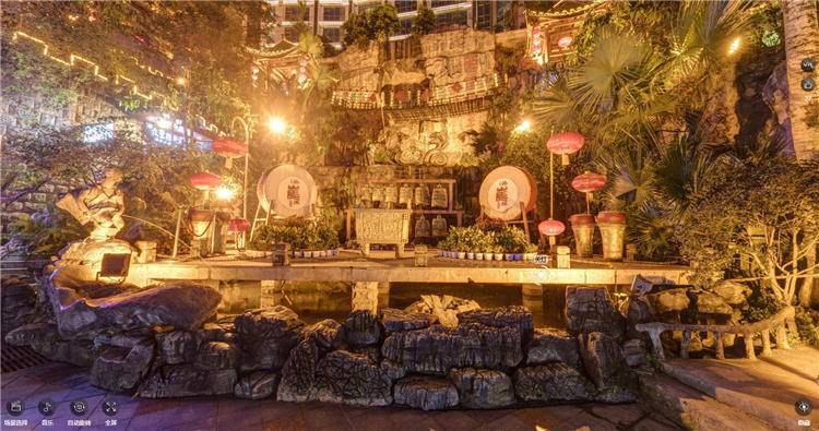 洪崖洞夜景圖片，VR全景360度欣賞重慶洪崖洞夜景